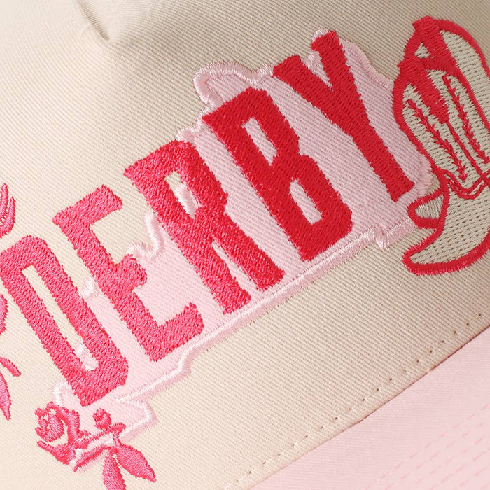 DERBY Western Cowgirl Embroidered Two-Tone Trucker Hat