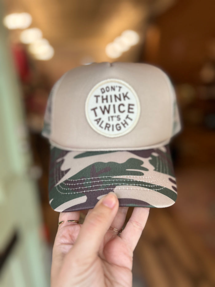 Don’t think twice it’s alright mesh trucker
