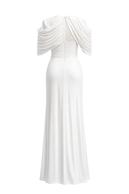 Draped One-Shoulder Maxi Dress - Grace