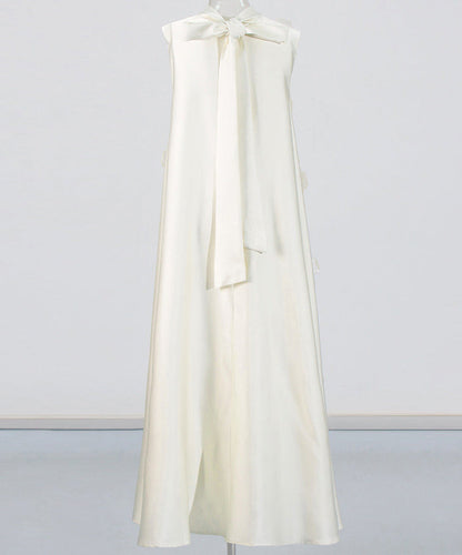 Elegant Floral Appliqué Maxi Dress - Blossom