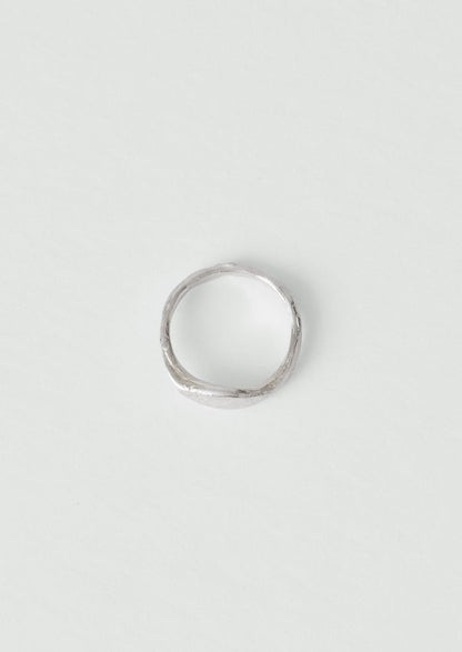 Emily Nixon Silver Stone Signet Ring | Silver