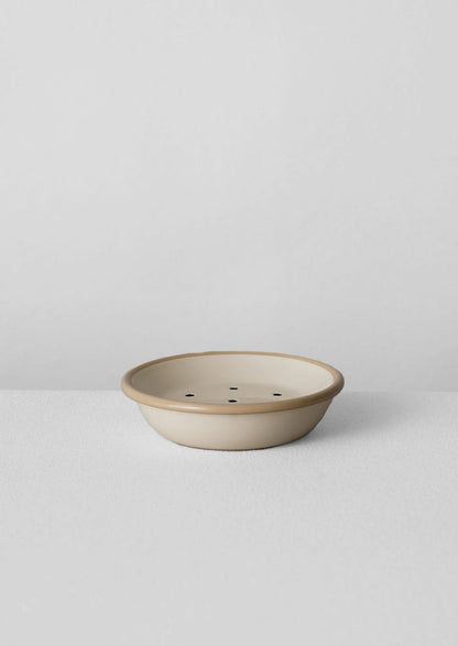 Enamel Soap Dish | Putty/Cream