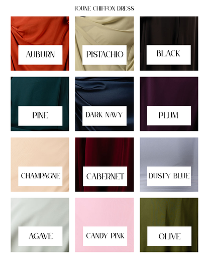 Esme Chiffon Dress - Dress - JOUNE
