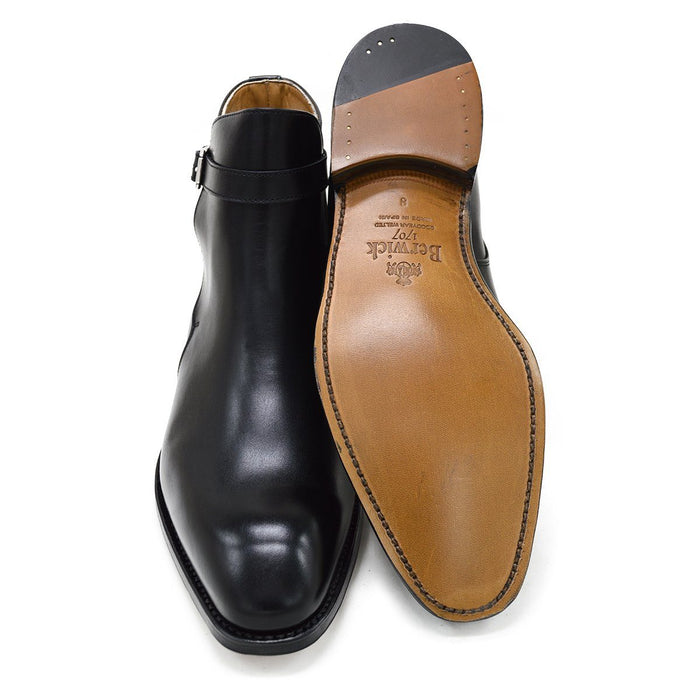 FACTORY SECOND Berwick 1707 JODHPUR (490) -Black Boxcalf