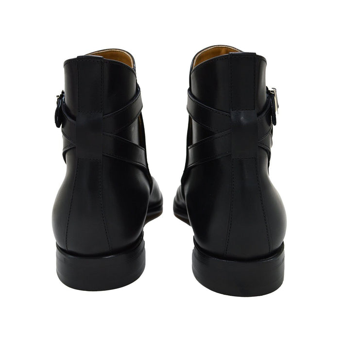 FACTORY SECOND Berwick 1707 JODHPUR (490) -Black Boxcalf