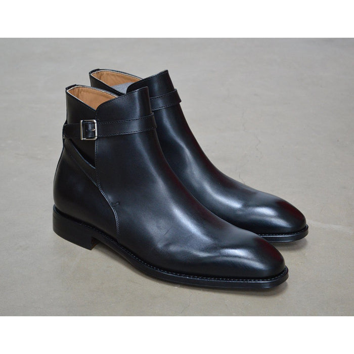 FACTORY SECOND Berwick 1707 JODHPUR (490) -Black Boxcalf