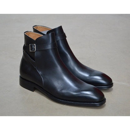 FACTORY SECOND Berwick 1707 JODHPUR (490) -Black Boxcalf
