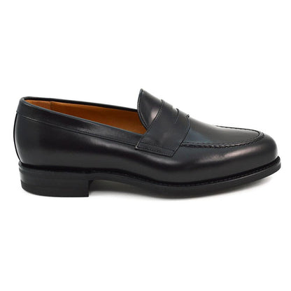 FACTORY SECOND Berwick 1707 Penny Loafer (9628-K4)- Black Rois Dainite *mismatched size*