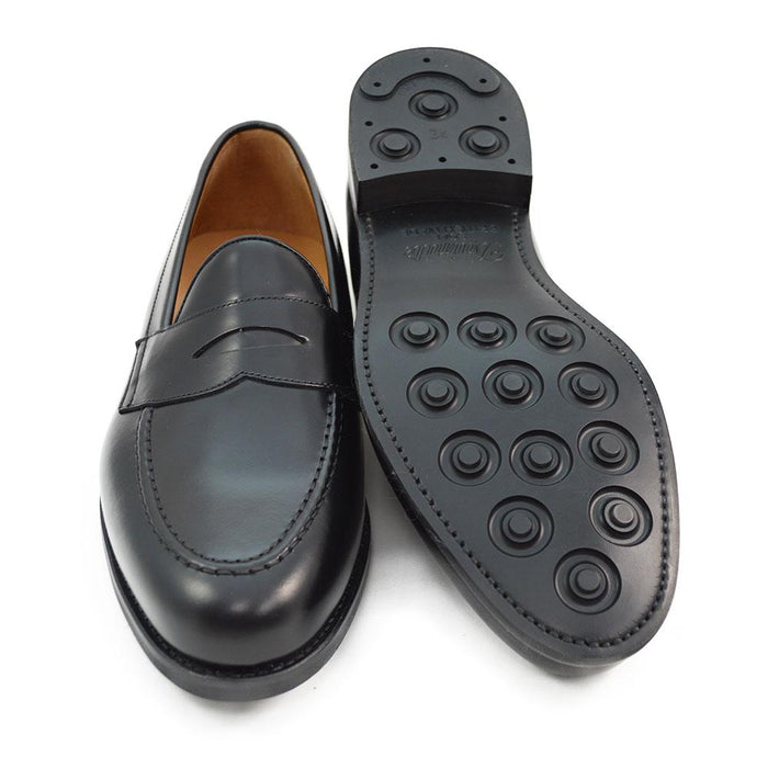 FACTORY SECOND Berwick 1707 Penny Loafer (9628-K4)- Black Rois Dainite *mismatched size*