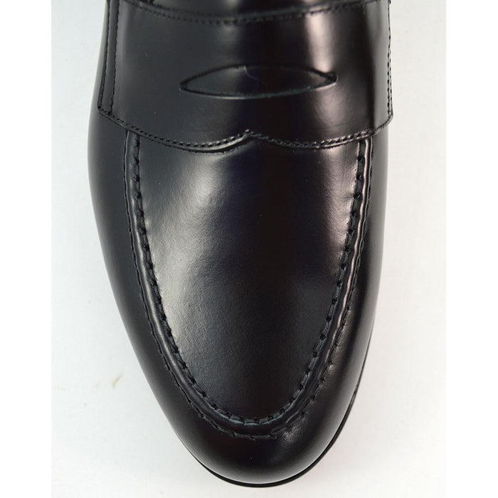 FACTORY SECOND Berwick 1707 Penny Loafer (9628-K4)- Black Rois Dainite *mismatched size*