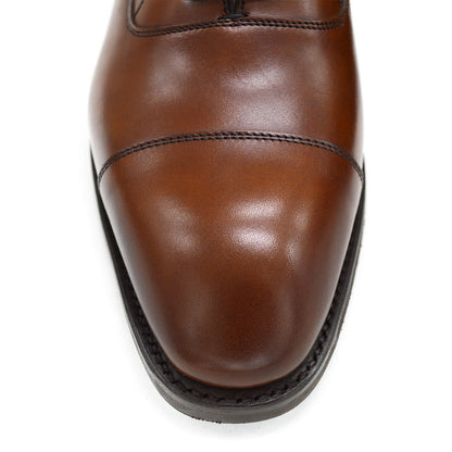FACTORY SECOND Berwick 1707 Straight Cap Oxford (5217) Cuero (Tan) Dainite *mismatched size*