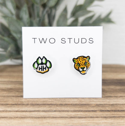 FC/HH school stud earrings