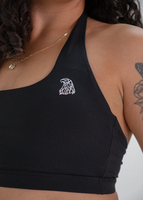 FLOW Halter Bra - NOIR
