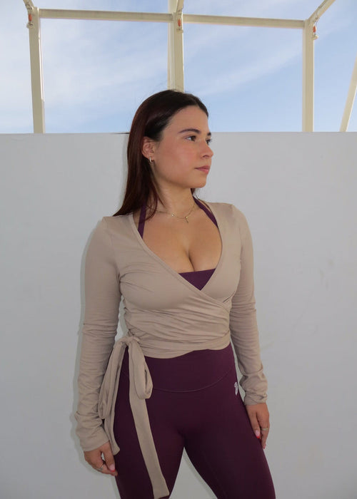 FLOW Wrap Top - SAND