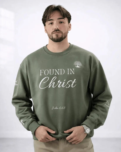 FOUND IN CHRIST™ Sweatshirt - Holy Looks