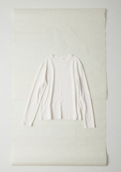 Frank Cotton Long Sleeve Tee | Chalk