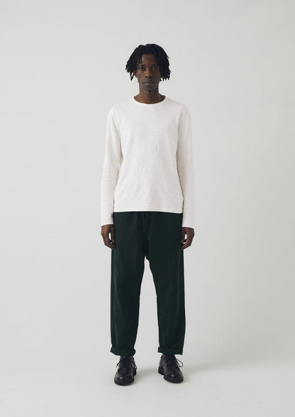 Frank Cotton Long Sleeve Tee | Chalk