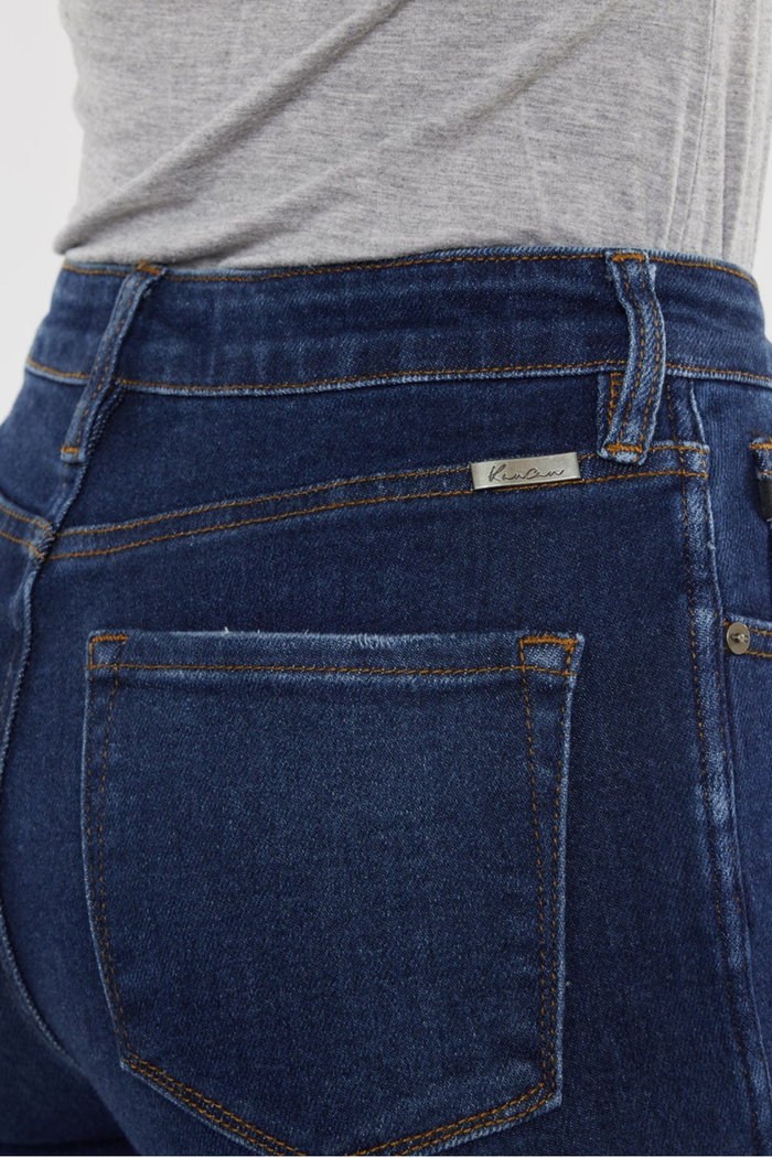 Frayed Hem Flare Jeans - SexyModest Boutique