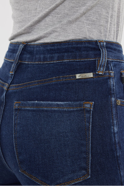 Frayed Hem Flare Jeans - SexyModest Boutique