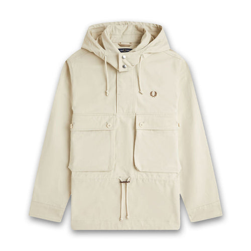Fred Perry - Coaches Smock Jacket in Oatmeal - Nigel Clare