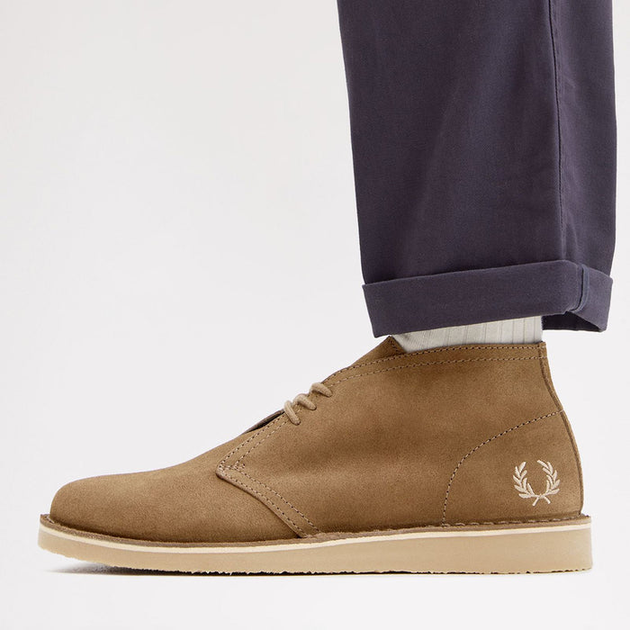 Fred Perry - Hawley Suede Desert Boot in Marsh Brown - Nigel Clare