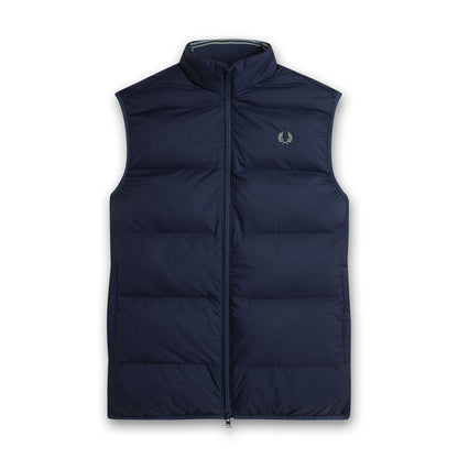 Fred Perry - Insulated Gilet in Dark Airforce - Nigel Clare