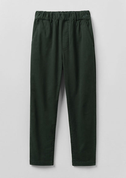 Gabi Cotton Pull On Trousers | Pine
