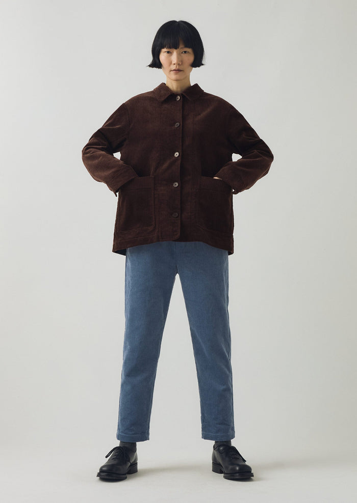 Gabi Organic Cord Pull On Trousers | Myrtle
