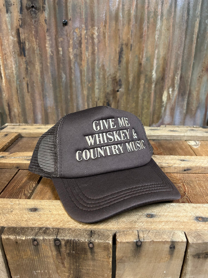 Give Me Whiskey & Country Music Trucker Hat