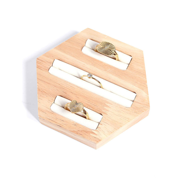 Gold Stainless Steel Cubic Zirconia Sunburst Rectangle Ring