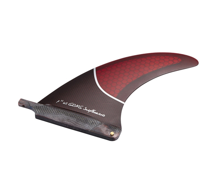 GONG | Fin US Red Honeycomb 7" 180mm