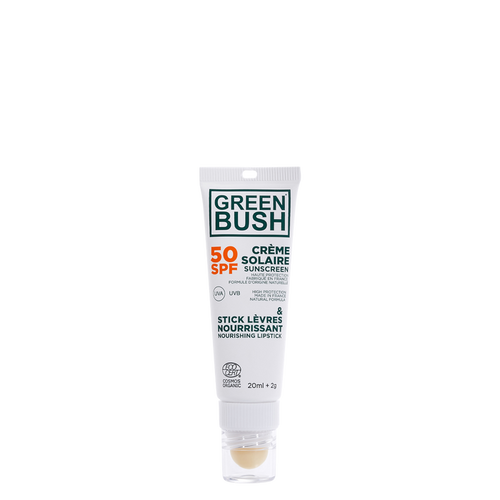 Greenbush Combi : Creme Solaire Spf50 / Stick Levre Nourrisant