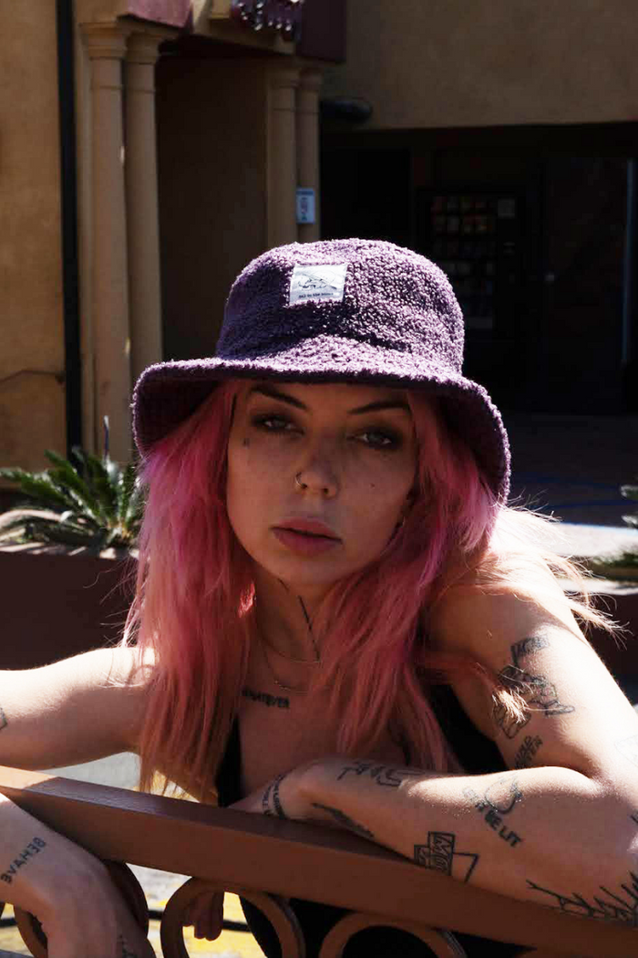 Gremlin Bucket - Purple Wool