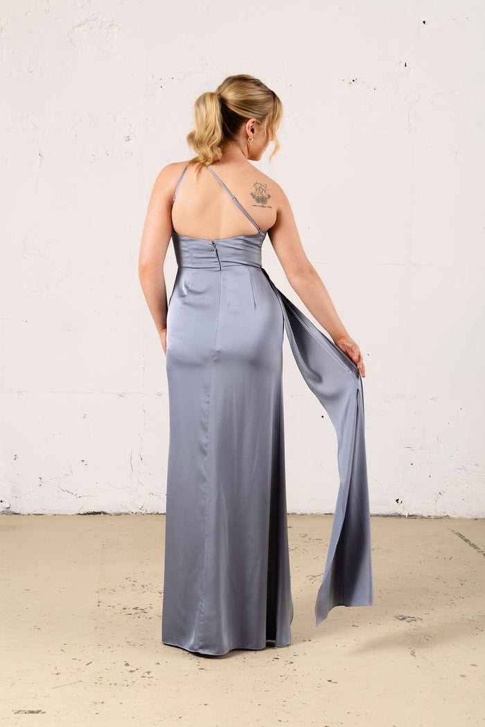 Harper Satin Dress - Dress - JOUNE