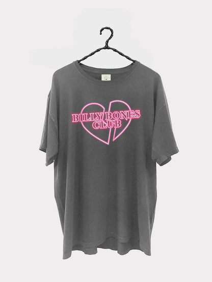 Heartbreaker Neon Tee - Washed Black