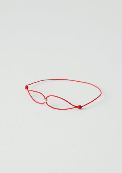 Helena Rohner Silver Bead Bracelet | Tomato/Silver