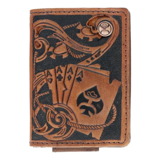 Hooey Gambler Bi-Fold Money Clip Wallet
