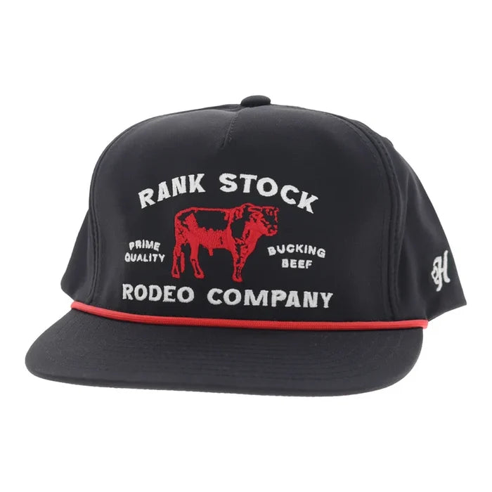 Hooey Rank Stock 5-Panel Full Surround Snapback Hat