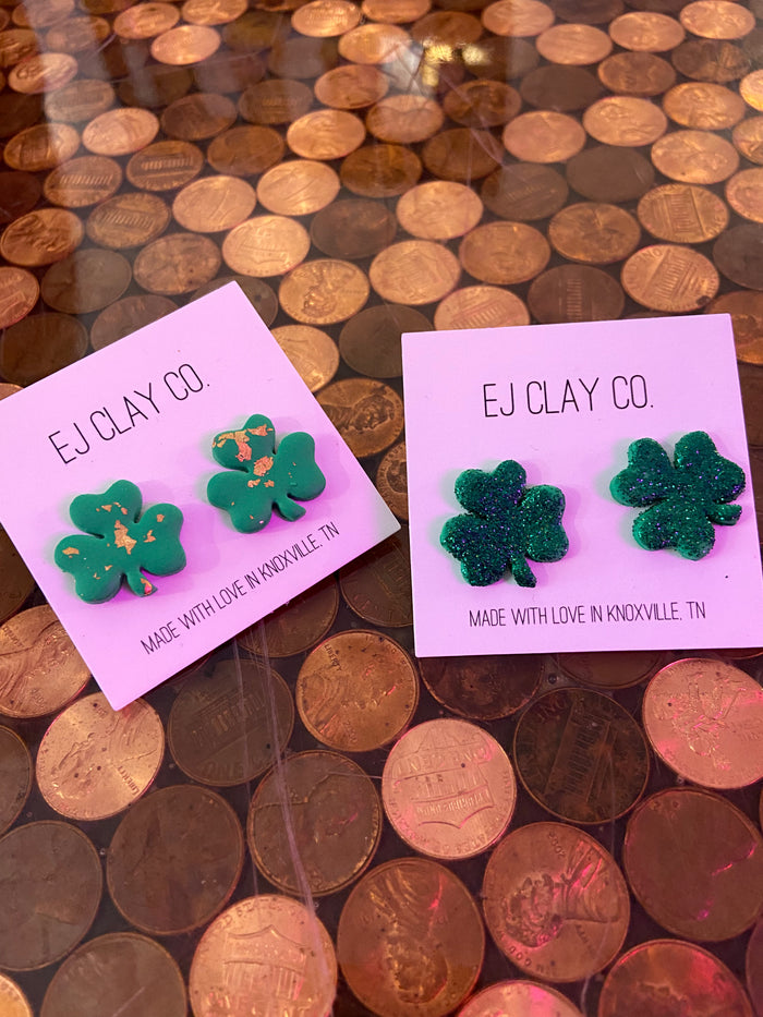 Shamrock studs