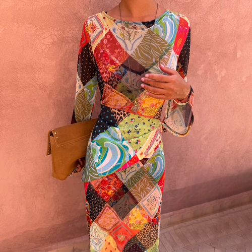 Jardin Du Soleil Aria Mesh Dress