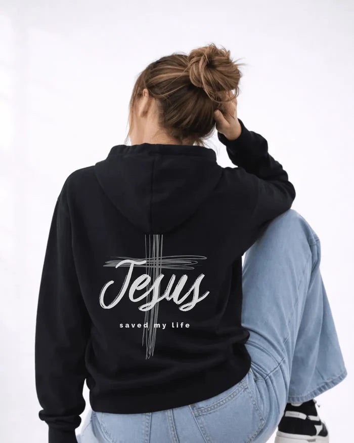 Jesus Saved My Life Hoodie - Holy Looks