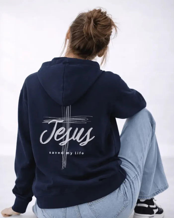 Jesus Saved My Life Hoodie - Holy Looks