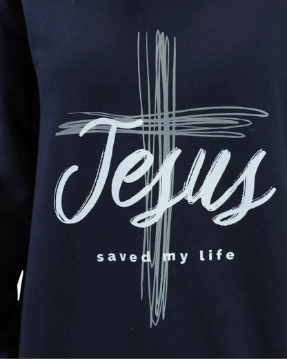 Jesus Saved My Life Sweatshirt - Holy Looks