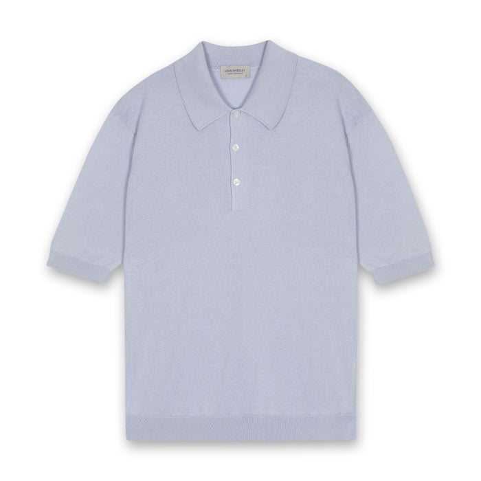 John Smedley - Isis Polo Shirt in Dew - Nigel Clare