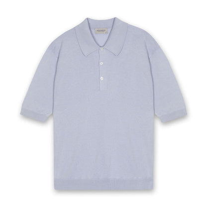 John Smedley - Isis Polo Shirt in Dew - Nigel Clare