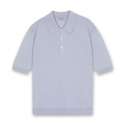 John Smedley - Isis Polo Shirt in Dew - Nigel Clare