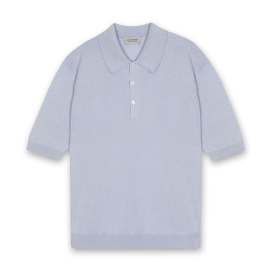 John Smedley - Isis Polo Shirt in Dew - Nigel Clare