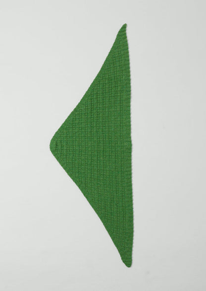 Knitted Wool Bandana | Garden Green