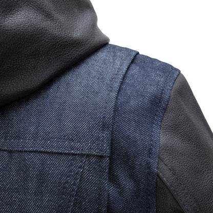 Ladies Holli Denim/Leather Jacket: The Holli jacket is a perfect pairing of style and functionality