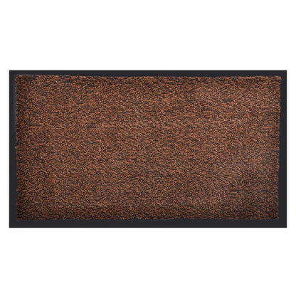Large 75 x 45cm Heavy Duty Non-Slip Barrier Doormat Floor Mat Brown